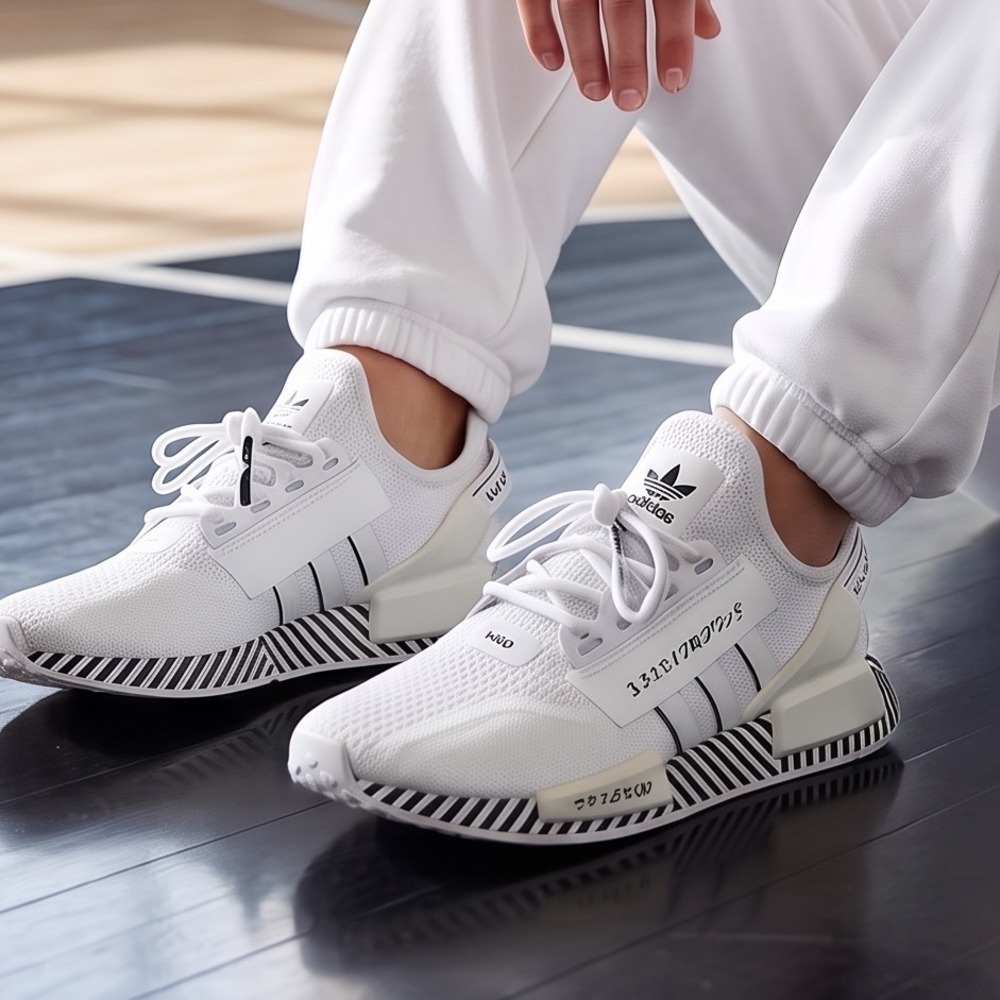 Adidas NMD_V3 Mens Shoes White Black FY2105 Japanese Text Sneakers Size 9